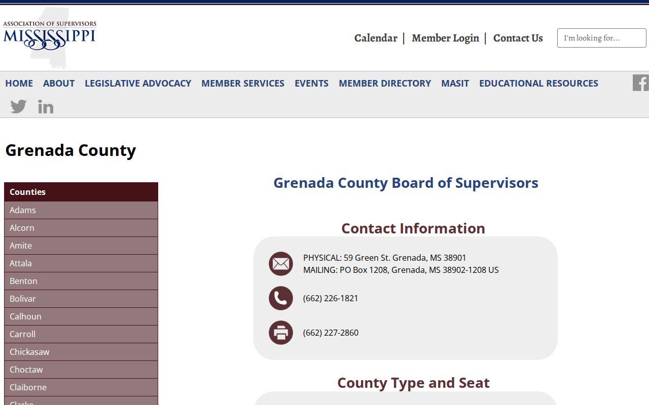 Grenada County case lookup courthouse and county office reference